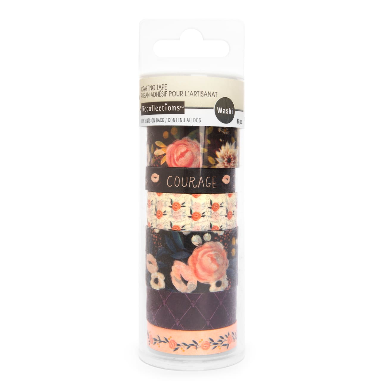 12 Packs: 6 ct. (72 total) Fantasy Floral Crafting Washi Tape Set by Recollections™